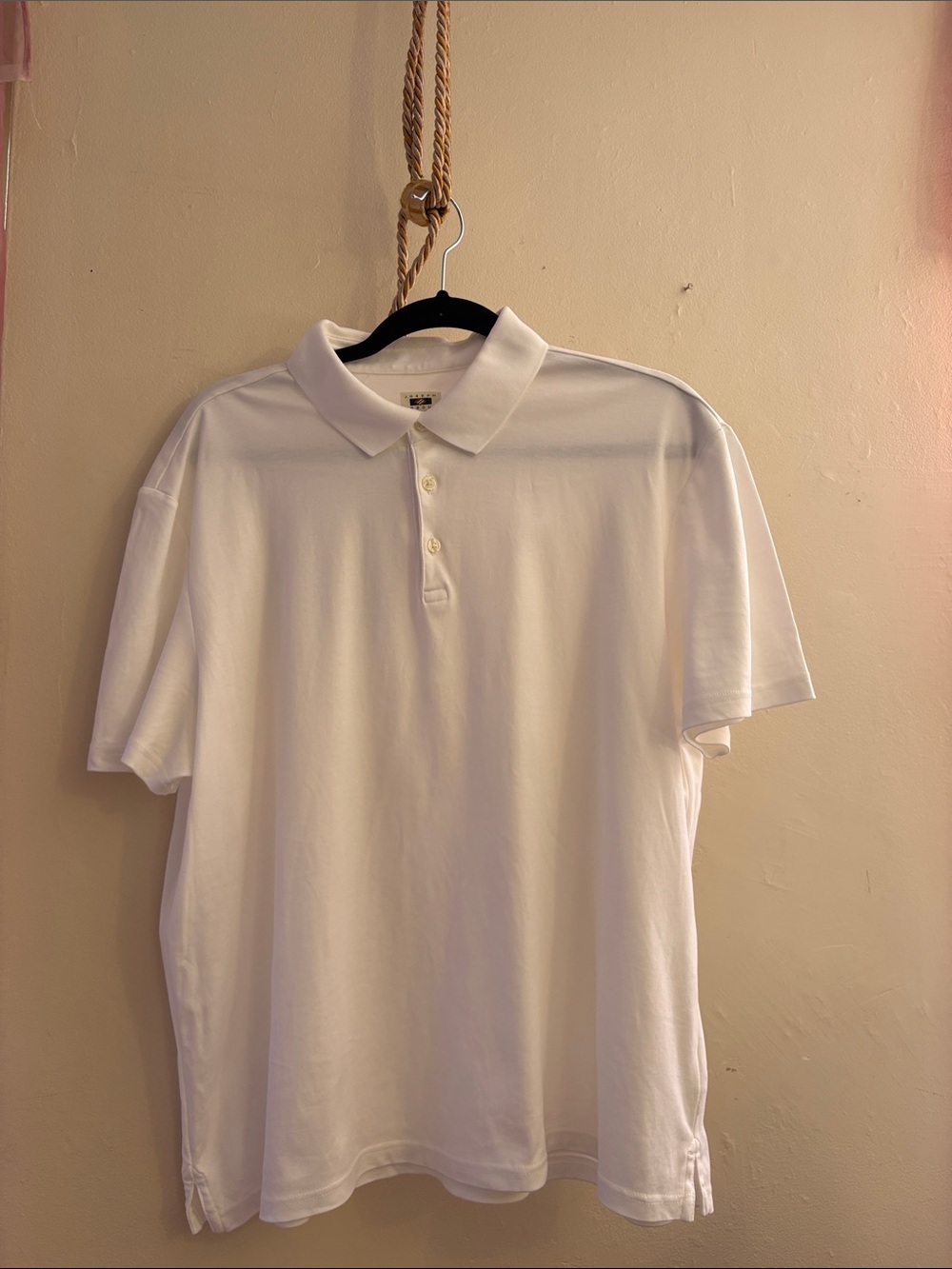 Joseph Abboud Men's White Polo Shirt. Cotton